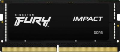 Mémoire vive KINGSTON FURY Impact 16 Go 6400 Mhz DDR5 SODIMM