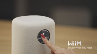 Voir la vidéo pour Enceinte Multiroom WIIM Sound Black with display