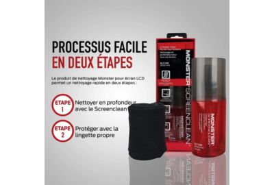 Kit de nettoyage MONSTERCABLE écran 200ml