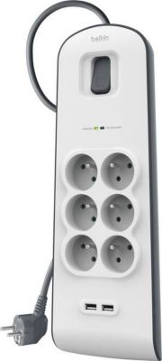 Multiprise BELKIN USB Charging Surge Protection Stri