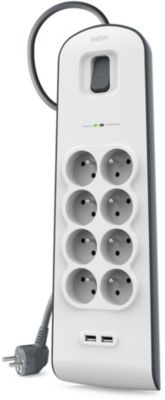 Parafoudre BELKIN 8 prises parafoudres + 2 USB