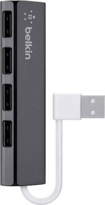 Adaptateur USB BELKIN Hub Belkin 4x USB Noir Adaptateur USB BELKIN Hub Belkin 4x USB Noir