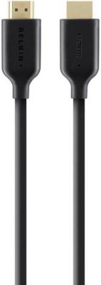 Câble HDMI BELKIN 1.4 1M Noir/Or F3Y021BT1M