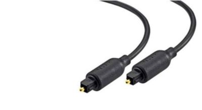 EMK Cable Optique Câble Optique Audio Numérique Toslink Câble Fibre Optique  Spdif pour Home Cinéma, Barre de Son, TV, PS4, Xbox (0,3M, Cable Optique 90  Degrés, Noir) : : High-Tech