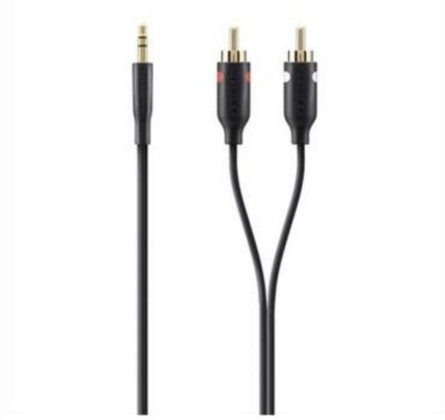 Câble Jack/RCA BELKIN M/M 1M Noir F3Y116bt1M