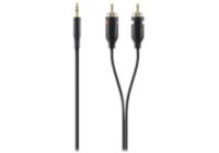 Câble Jack/RCA BELKIN M/M 5M Noir F3Y116bt5M