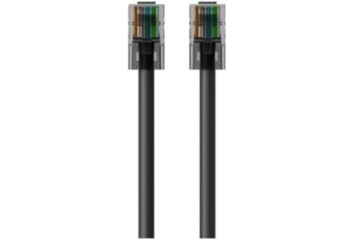 Adaptateur Ethernet BELKIN 2M Droit CAT6 Noir A3L981BT02MBKHS