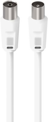 Câble antenne TV BELKIN coaxiale M/F 2M Blanc