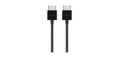 Câble USB-C / Lightning vers USB-A Prio 2-en-1 High-Speed - 1.2m - Noir