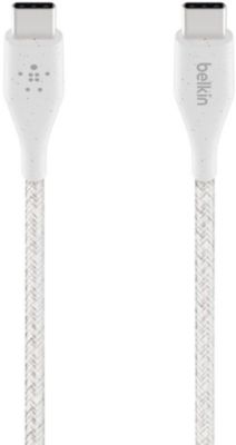 Câble USB C BELKIN vers USB-C blanc 1.2m