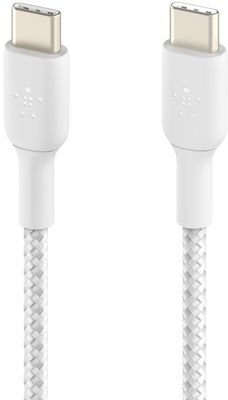 Câble USB BELKIN USB-C (M) USB-C (M) 1M Blanc