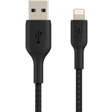 Câble Lightning BELKIN USB-A 1m tresse noir