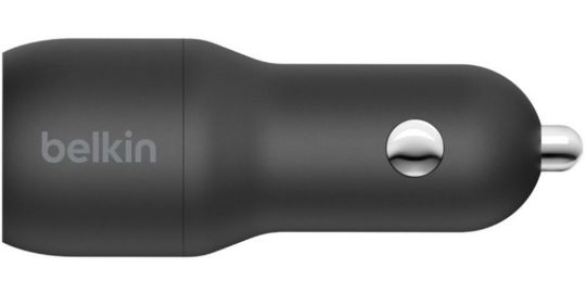 Chargeur allume-cigare BELKIN 24W 2xUSB-A/USB-C 1m noir