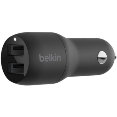 Chargeur allume-cigare BELKIN 24W 2xUSB-A/Micro-USB 1m noir