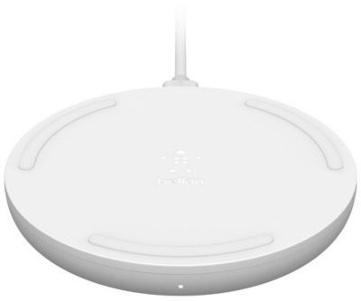Chargeur BELKIN sans-fil 10W Pad (sans chargeur) blanc Chargeur BELKIN sans-fil 10W Pad (sans chargeur) blanc
