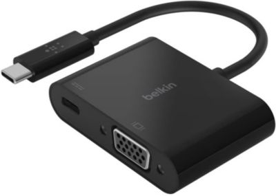 Adaptateur USB-C/VGA BELKIN USB-C vers VGA 60W Noir