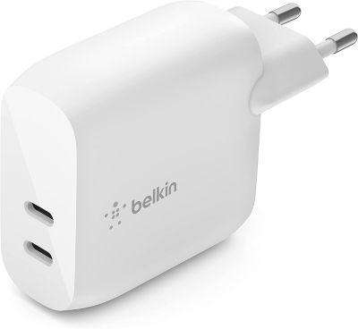 Belkin - Chargeur secteur BELKIN USB C x2 65W GaN PPS Noir