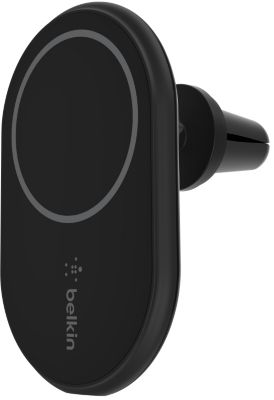 Support magnétique pour voiture Joyroom Qi chargeur à induction sans fil  15W (compatible MagSafe pour iPhone) pour tableau de bord argent (JR-ZS290)  - ✓