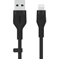 Câble duo BELKIN Cbl Silicone USB-A LTG 1M noir Belkin Cb