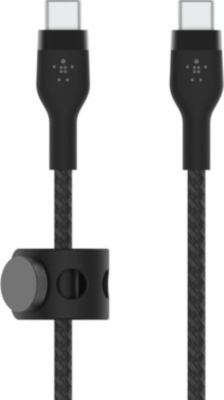Câble USB BELKIN Cbl Si tressé USB-C X2 2M noi Belkin Cbl