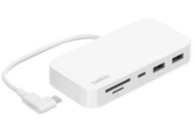 Hub BELKIN 6 en 1 USB-C avec support clipsable