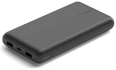 Batterie externe BELKIN 20 000 mAh 15W USB-C et USB-A