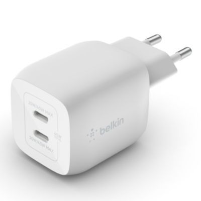 Chargeur secteur BELKIN 45W USB-C pour samsung et apple Blanc