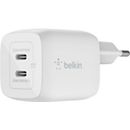 Chargeur secteur BELKIN 45W USB-C pour samsung et apple Blanc