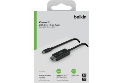Connecteur BELKIN vers HDMI 2.1 noir 2M