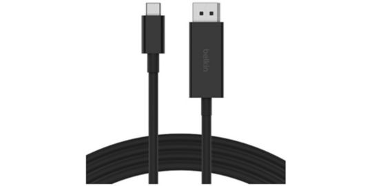 Connecteur BELKIN vers DisplayPort 1.4 noir 2M