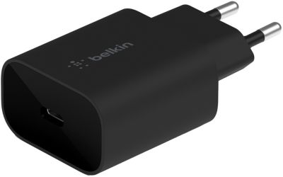 Chargeur secteu BELKIN 25W USB-C pour samsung et apple Noir
