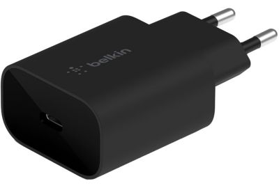 Chargeur secteu BELKIN 25W USB-C pour samsung et apple Noir