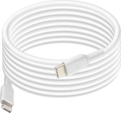 Câble alimentation BELKIN iPhone USB C Power Delivery 18W Blanc 2m