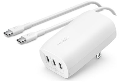 Chargeur secteu BELKIN 3 port USB-C 67W PPS + cable USB C