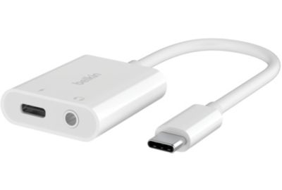 Adaptateur USB C BELKIN USB-C vers USB-C/Jack 3.5mm