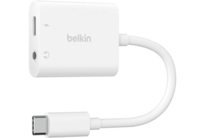 Adaptateur USB C BELKIN USB-C vers USB-C/Jack 3.5mm
