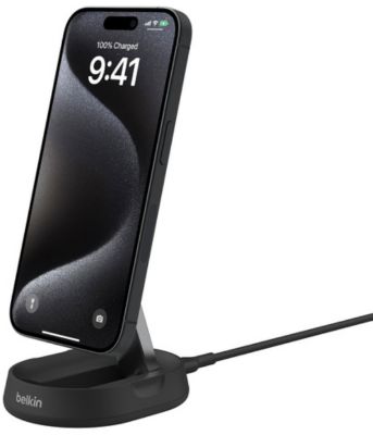 Adaptateur de voyage BELKIN support recharge 15W 2 en 1 pliable