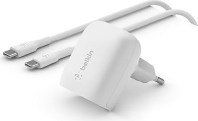 Chargeur USB C BELKIN USB-C 20W avec USB-C USB-C 1.2m Ultra Ra