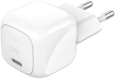 Chargeur secteur BELKIN 30W USB Power delivery PPS Blanc
