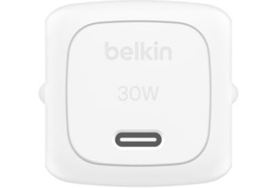 Chargeur secteur BELKIN 30W USB Power delivery PPS Blanc