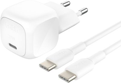 Chargeur secteur BELKIN 20W USB-C PPS BLANC