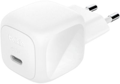 Chargeur secteur BELKIN 45W USB Power delivery PPS blanc
