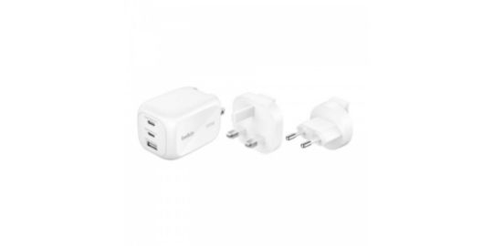 Chargeur BELKIN 100W 3 ports blanc GaN