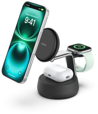 Station de charge BELKIN 3 en 1 gris