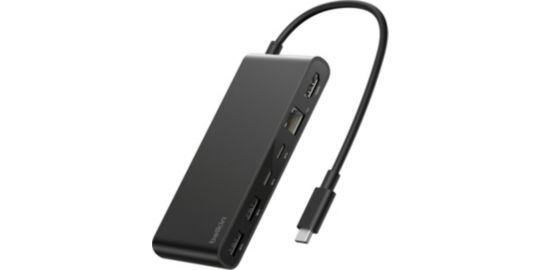 Hub BELKIN 8 en 1 multiport Gris