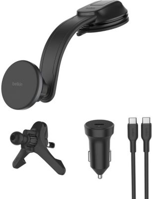 Support smartphone BELKIN 15W Noir magnetique avec support