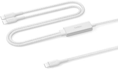 Câble de charge BELKIN 1.5M 140W Blanc