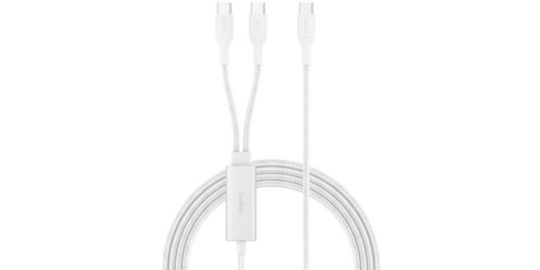 Câble de charge BELKIN 1.5M 140W Blanc