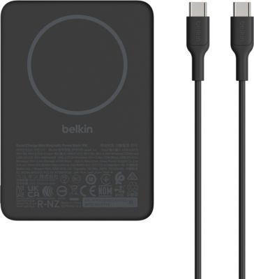 Batterie externe BELKIN Boostacharge 7.5W Magnetique Noir