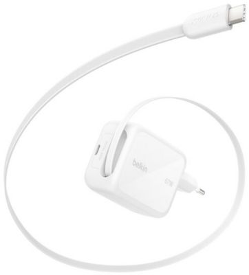 Chargeur secteur BELKIN 67W USB-C avec cable retractable